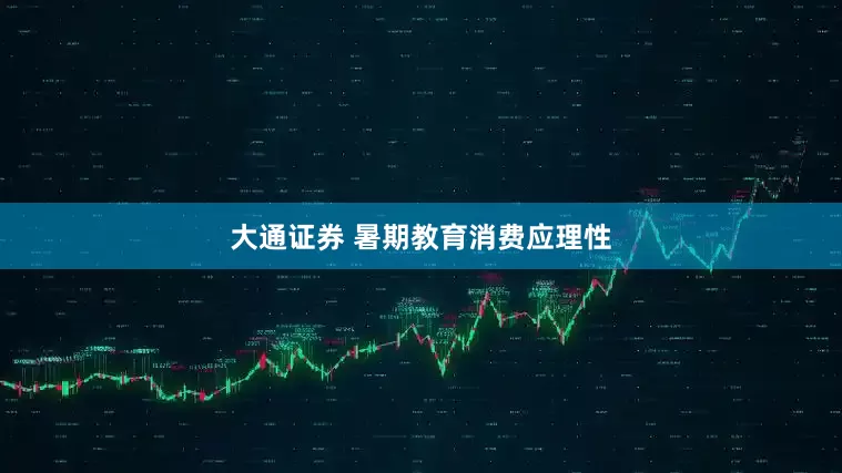 大通证券 暑期教育消费应理性